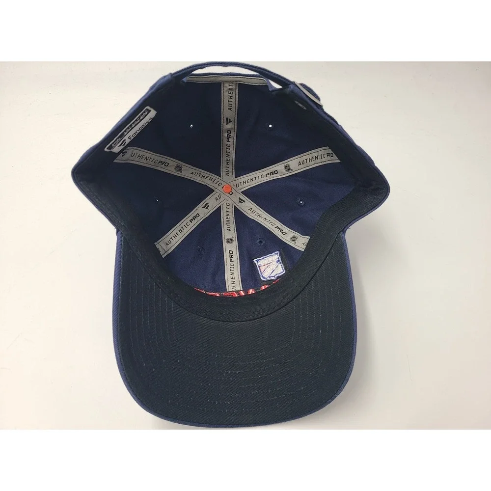 New York Rangers Fanatics Strapback Adjustable Hat Cap Men Women NHL Hockey Blue